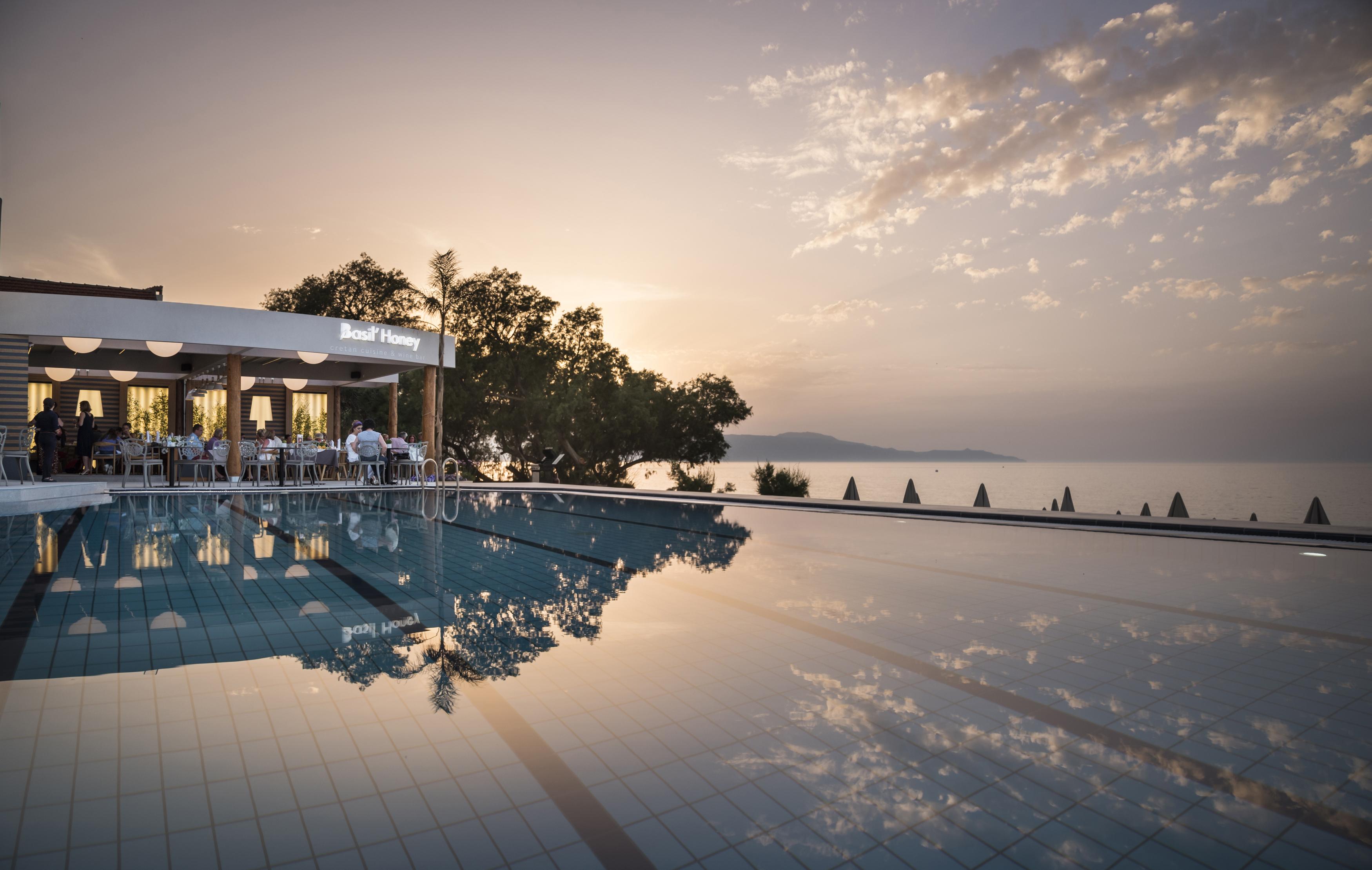 Blue Dome Hotel Hriszí Aktí Haniá Kültér fotó