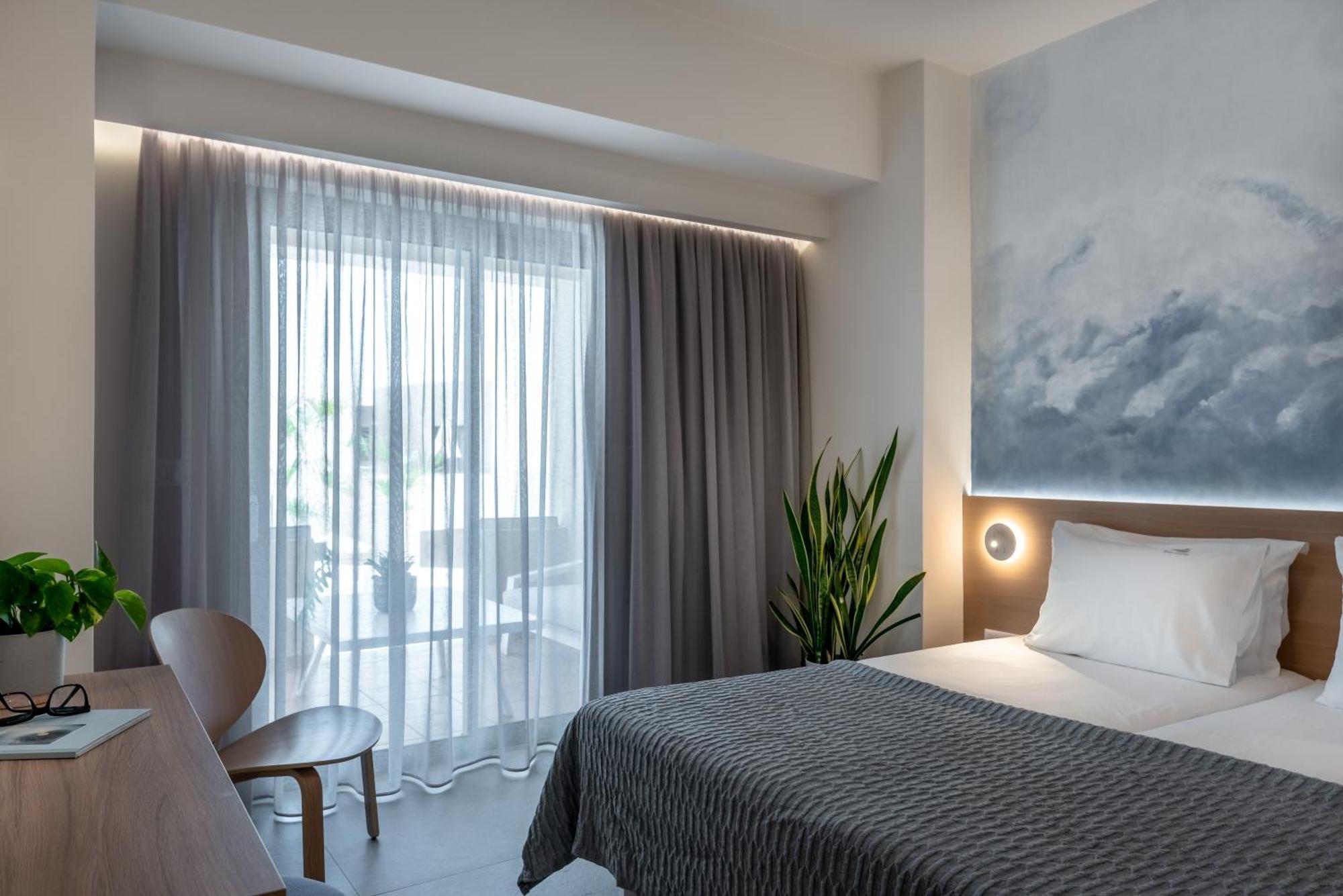 Blue Dome Hotel Hriszí Aktí Haniá Kültér fotó