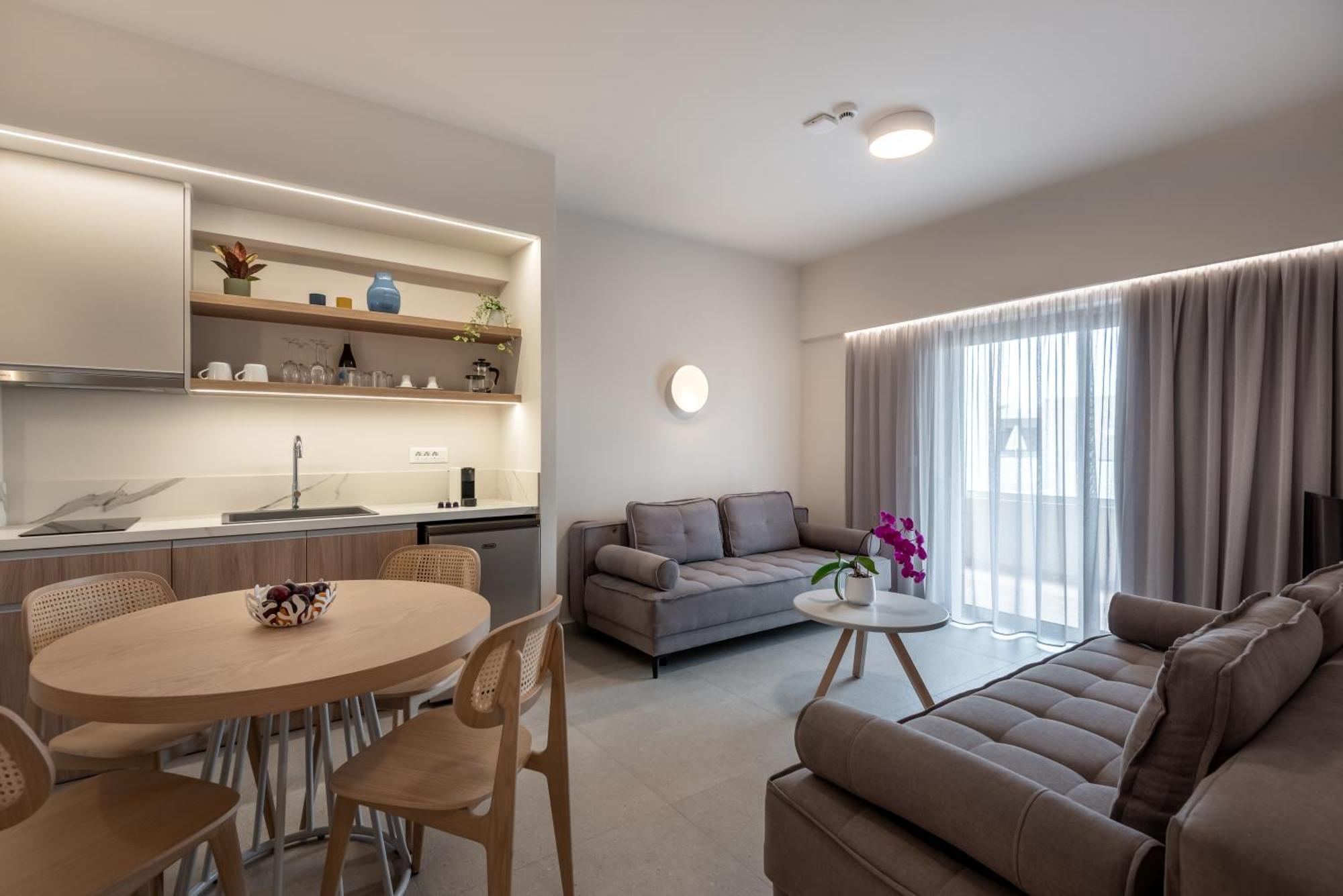 Blue Dome Hotel Hriszí Aktí Haniá Kültér fotó